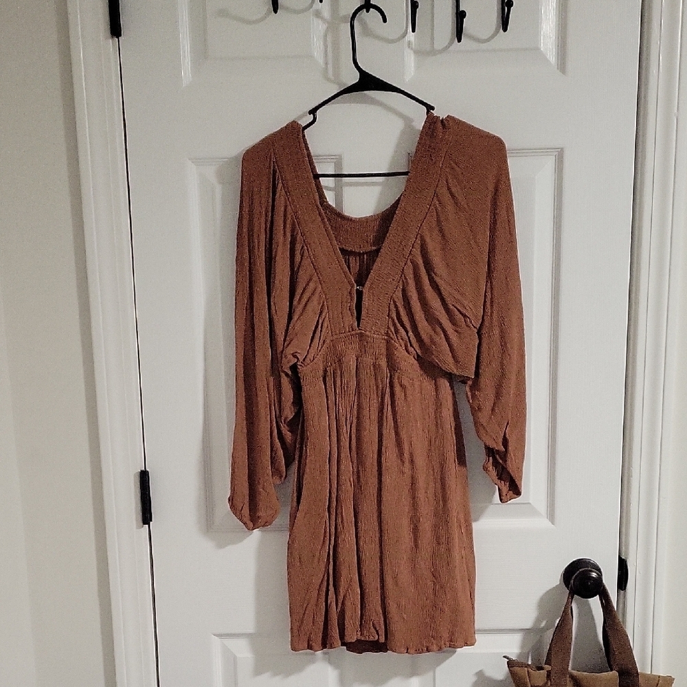 Elegant Brown Dress